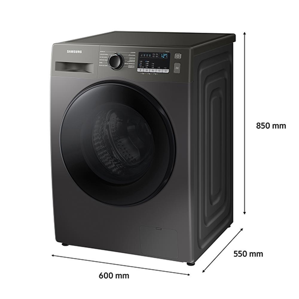 Lavadora de Roupas Samsung 11 Kg Digital Inverter Inox Look com 12 Programas de Lavagem - WW11T4040BX - 9