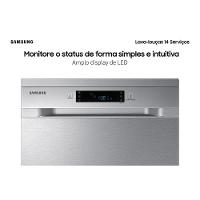 Lava Louças Samsung Inox com 14 Serviços - DW60C7050FS - 3