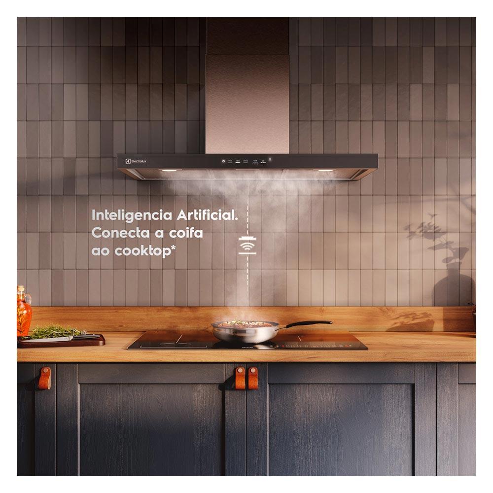 Coifa de Parede Electrolux Experience Hob2Hood 90cm Inox- CE9TF - 6