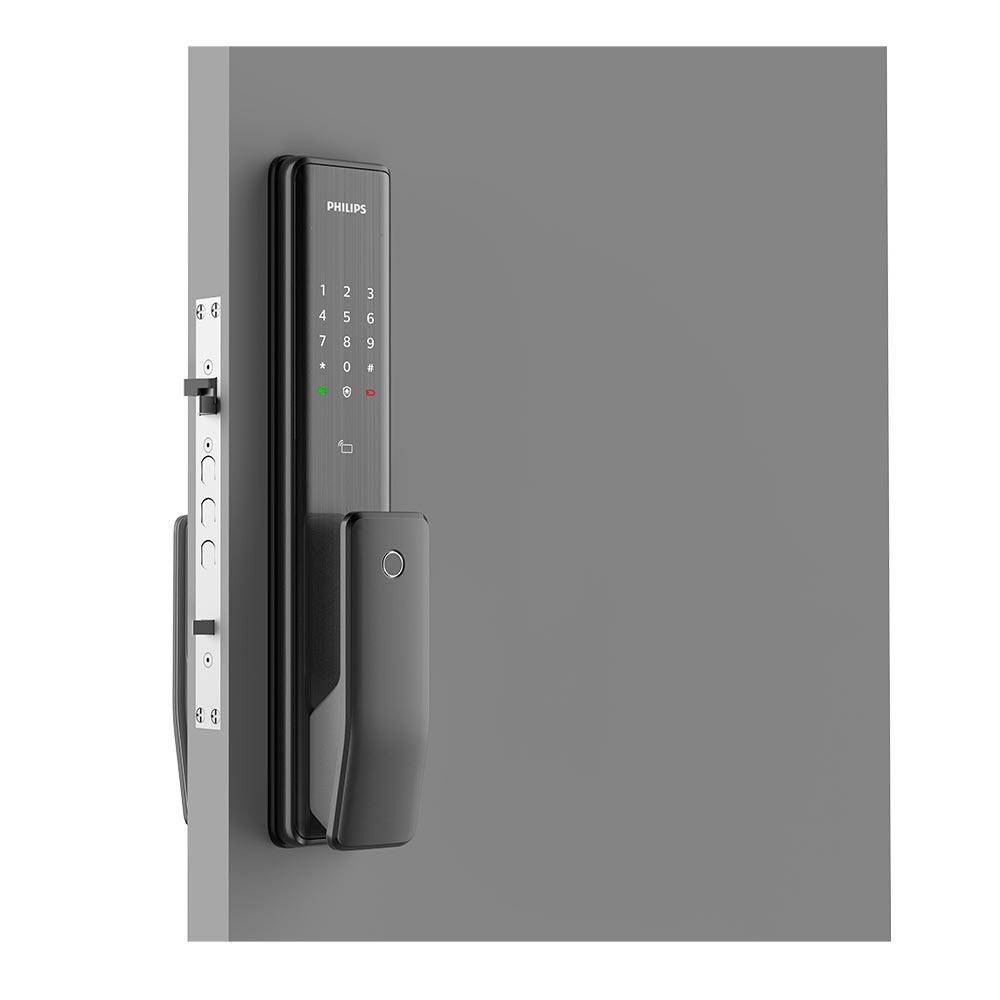 Fechadura Digital Easykey Alpha Preta Philips - 8