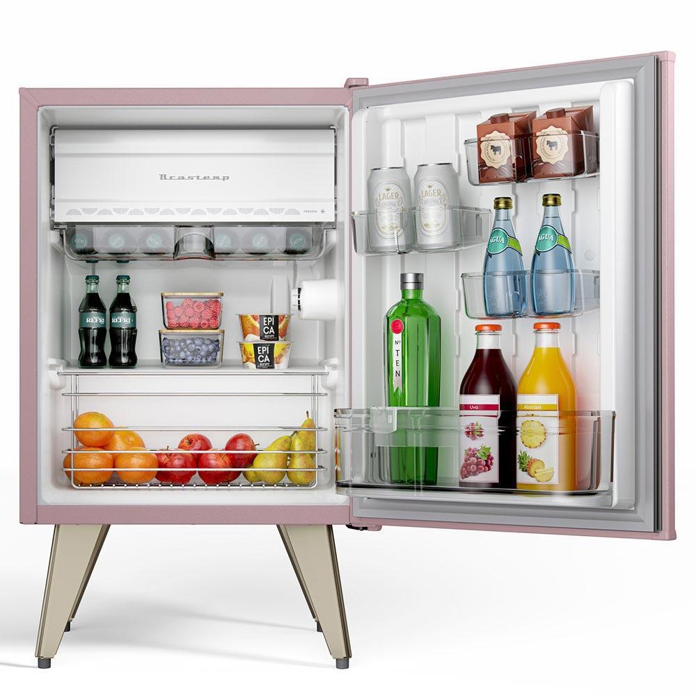 Frigobar Brastemp Retrô 76 Litros Rose Quartz - BRA08HO - 4