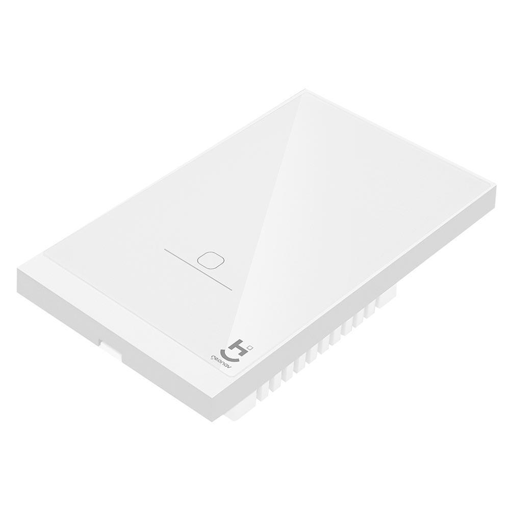 Interruptor Inteligente 1 Tecla Conexão Zigbee Compatível com Assistente de voz, IOS e Android Branco - Geonav - 2