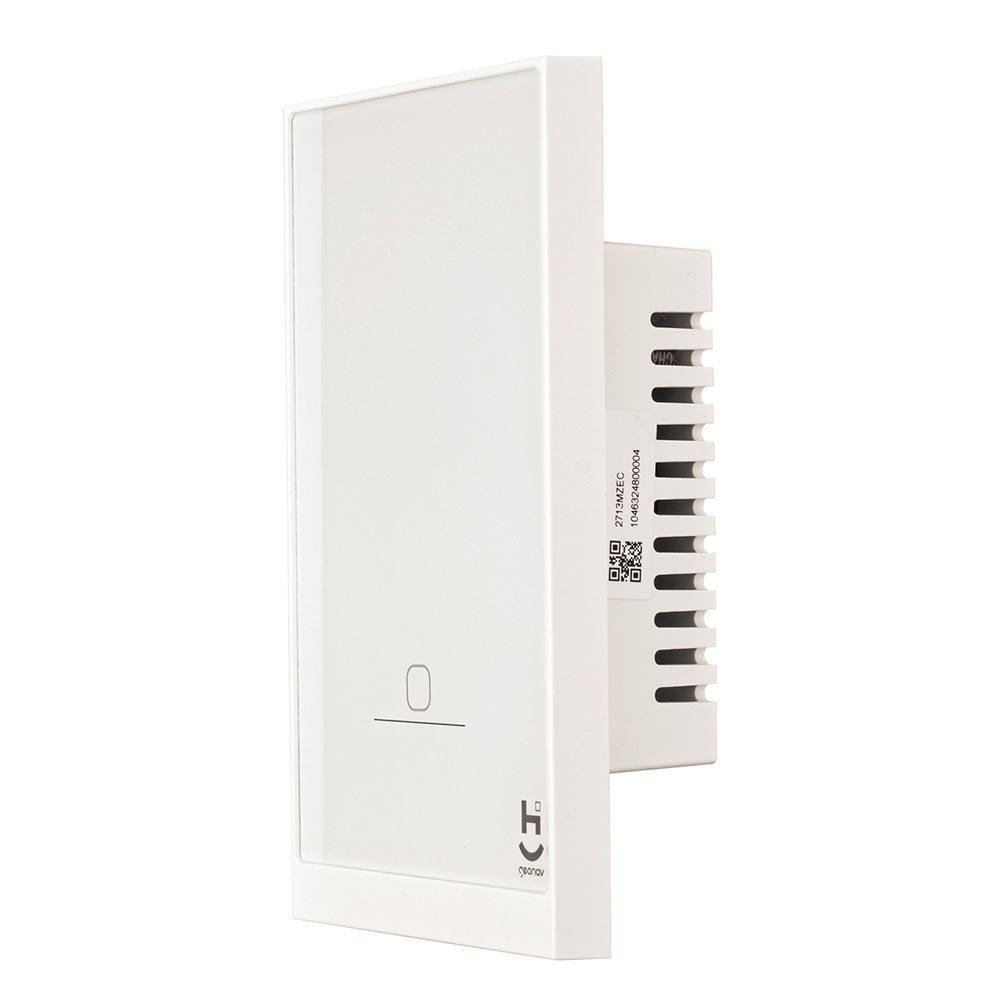 Interruptor Inteligente 1 Tecla Conexão Zigbee Compatível com Assistente de voz, IOS e Android Branco - Geonav - 9
