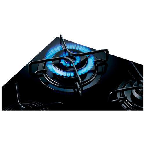 Cooktop Brastemp 4 Bocas, á Gás, Acendimento Super Automático, Touch Timer, Mega Chama - Preto - BRBDT62AEUNA - 4