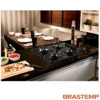 Cooktop Brastemp 4 Bocas, á Gás, Acendimento Super Automático, Touch Timer, Mega Chama - Preto - BRBDT62AEUNA - 7