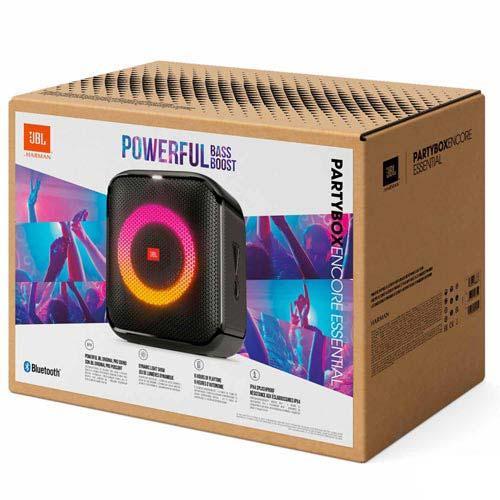 Caixa de Som JBL Partybox Encore Essential Efeito de Luzes, até 6h de Bateria, À Prova de Respingos IPX4 e 100W Rms - 9