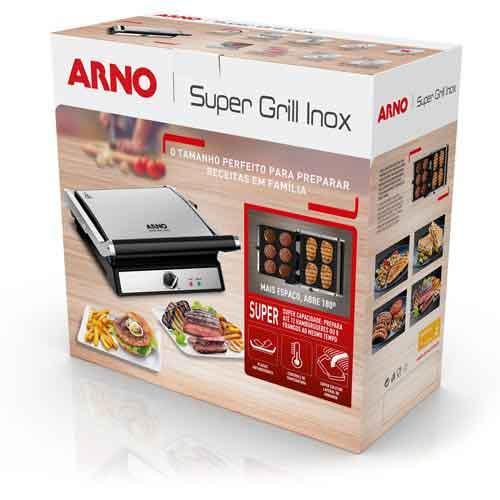 Super Grill Arno com Capacidade para até 12 Hambúrgueres - GGRA - 5