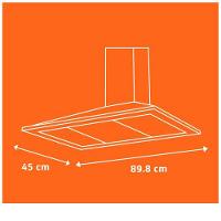 Coifa de Parede Brastemp 90 cm Inox Piramidal 5 e 6 Bocas Duplo Filtro BAI91BR - 3