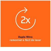 Coifa de Parede Brastemp 90 cm Inox Piramidal 5 e 6 Bocas Duplo Filtro BAI91BR - 7