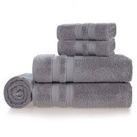 Jogo de Toalhas de Banho Gigante com 05 Peças Unika Cinza Urbano - Karsten - 1