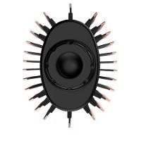 Escova Secadora Gama Italy Stylish Keration Brush 3D Preta e Cobre Metálico - KERATION - 2