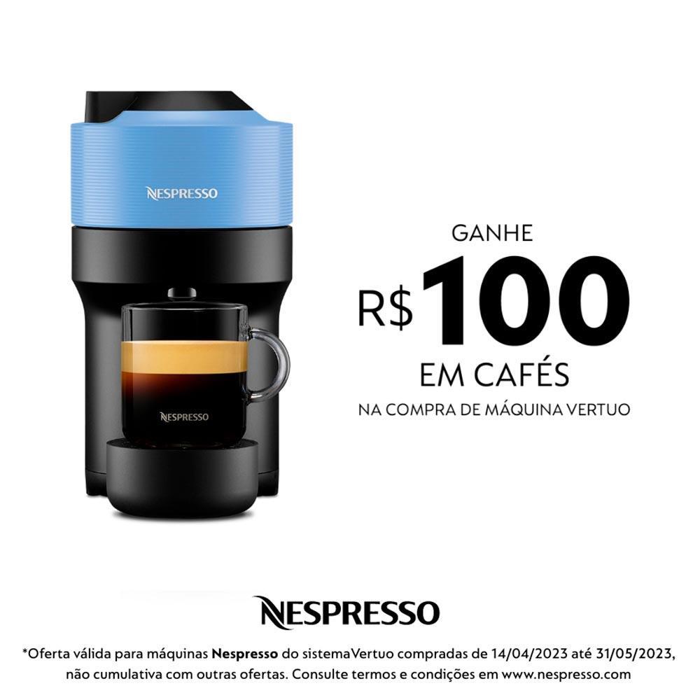 Cafeteira Nespresso Vertuo POP Azul Pacífico para Café Espresso Manual - GCV2BR - 1