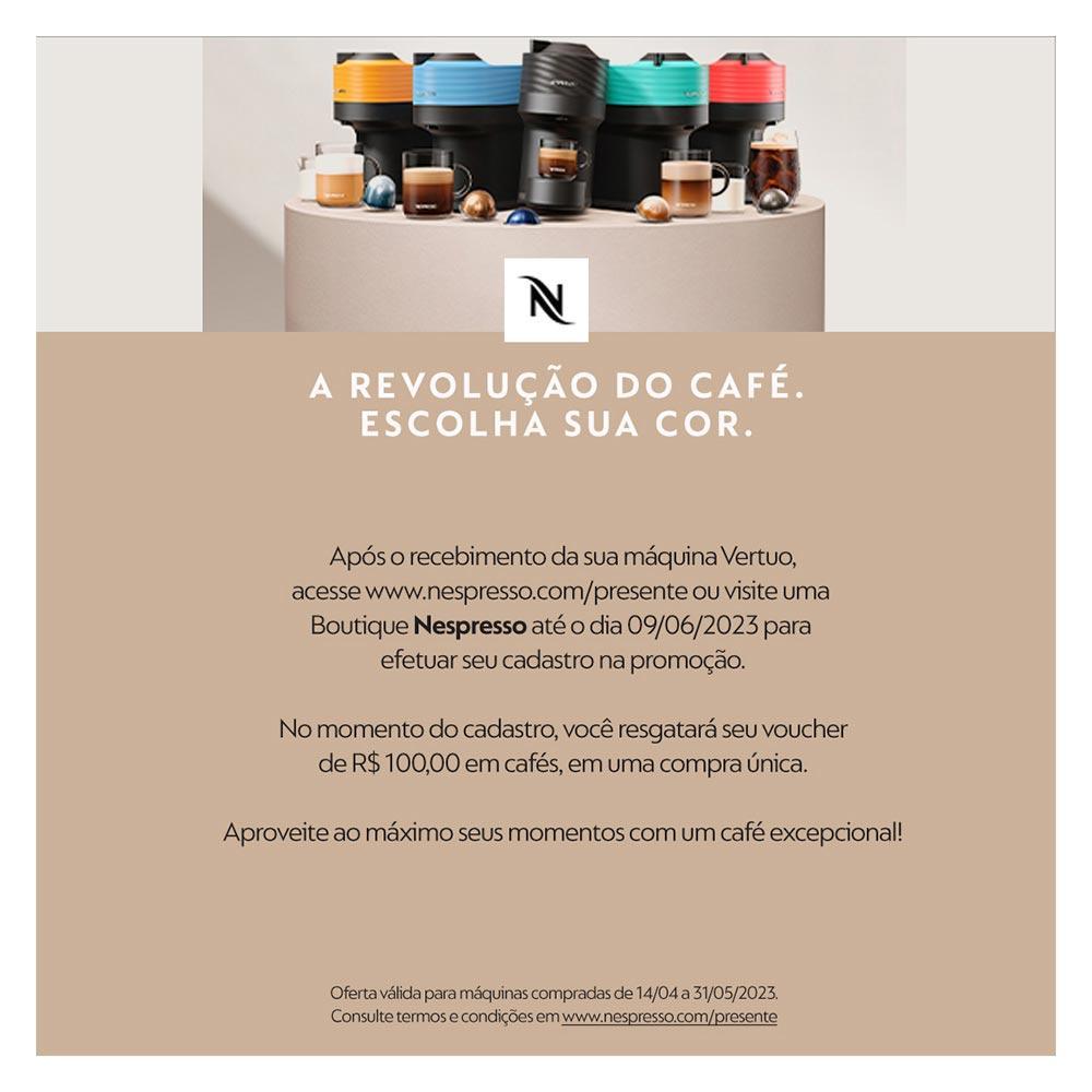 Cafeteira Nespresso Vertuo POP Azul Pacífico para Café Espresso Manual - GCV2BR - 2