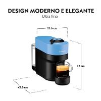 Cafeteira Nespresso Vertuo POP Azul Pacífico para Café Espresso Manual - GCV2BR - 3