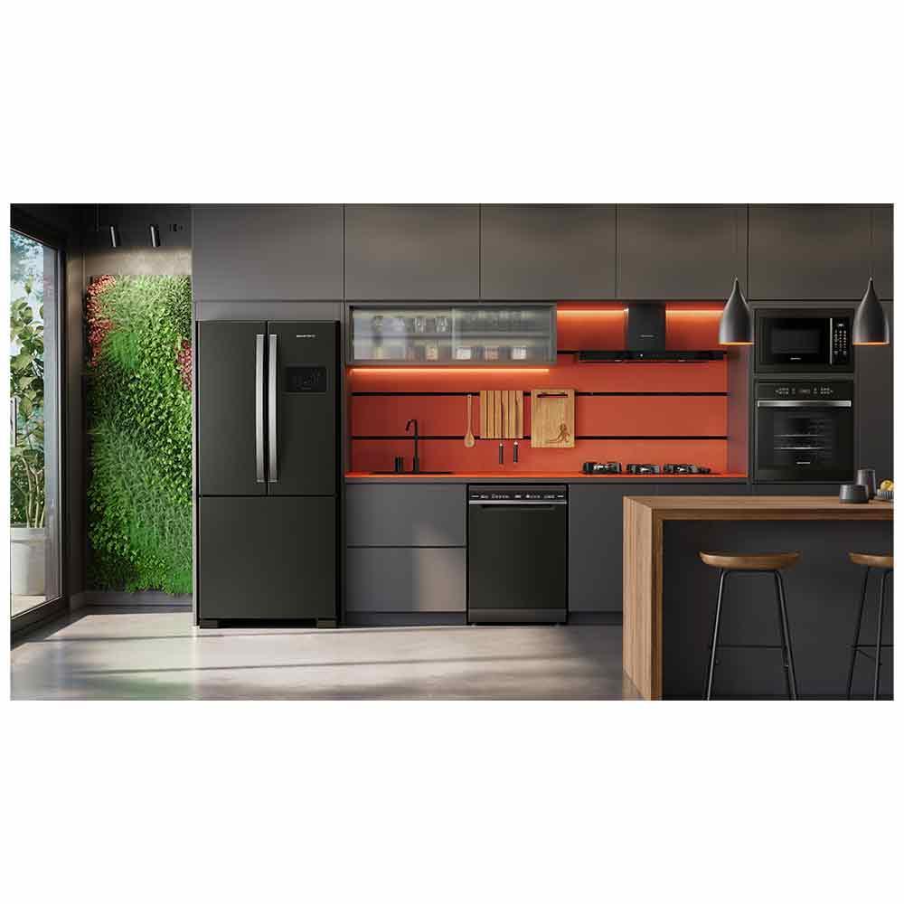 Cooktop a Gás Brastemp Eclipse Collection em Vidro com 05 Bocas, Painel Mecânico Black Inox - BDD86AP - 3