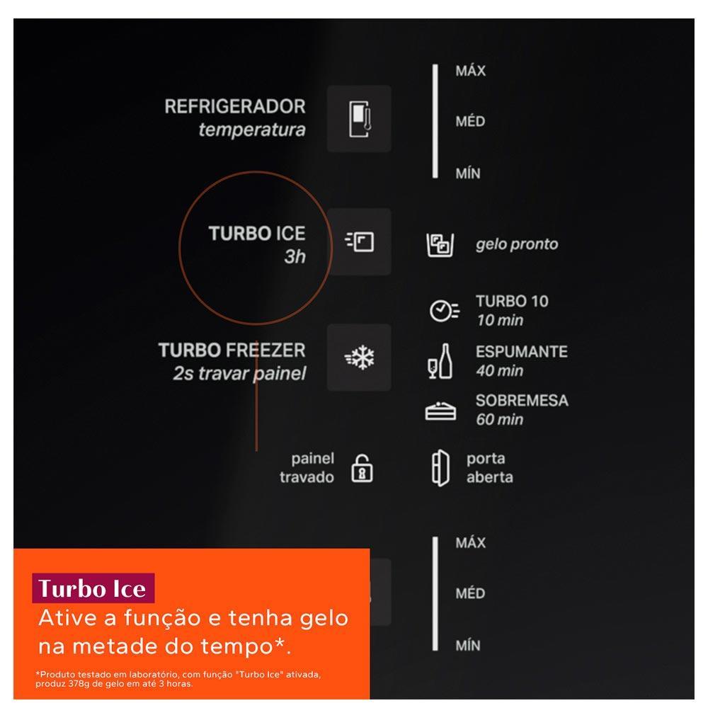 Refrigerador Brastemp Inverse Frost Free A+++ 447 Litros Branco com Smart Flow e Fresh Box - BRE57FB - 4