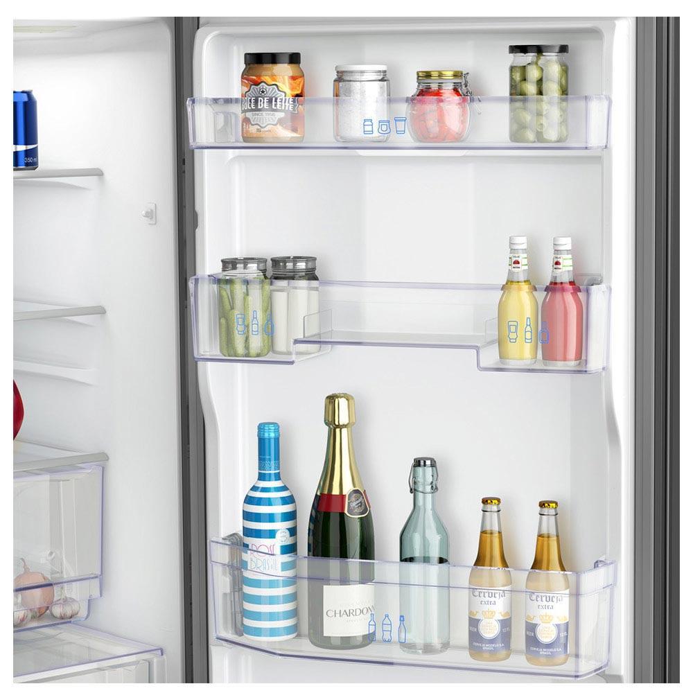 Refrigerador Panasonic de 02 Portas Frost Free com 397 Litros Titânio - NR-BB41PV1T - 8