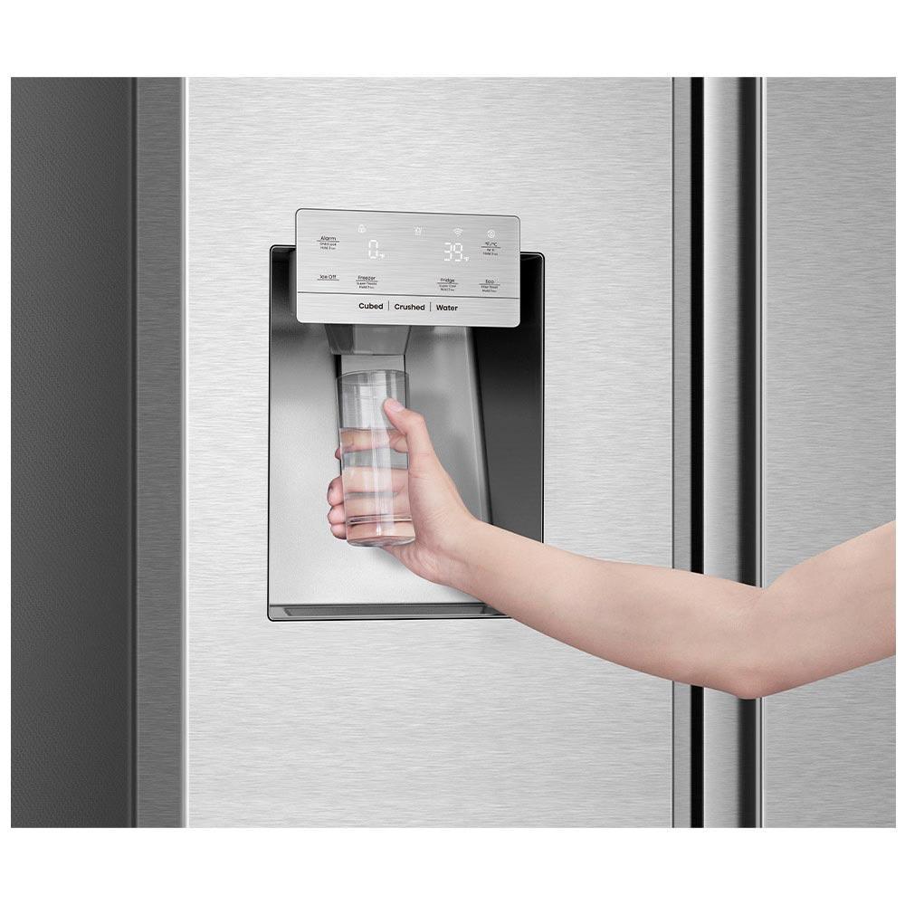 Refrigerador French Door Hisense de 03 Portas Frost Free com 536 Litros Inox - RF-79W1AIQS - 7
