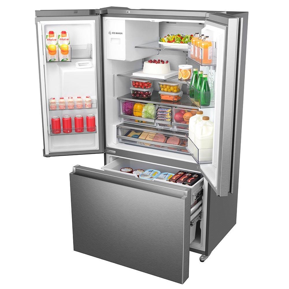 Refrigerador French Door Hisense de 03 Portas Frost Free com 536 Litros Inox - RF-79W1AIQS - 8
