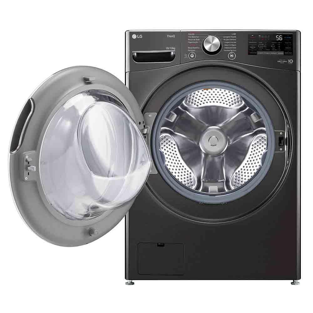 Lava e Seca 18Kg LG Smart Black Inox com 14 Programas de Lavagem - WD18BV - 2