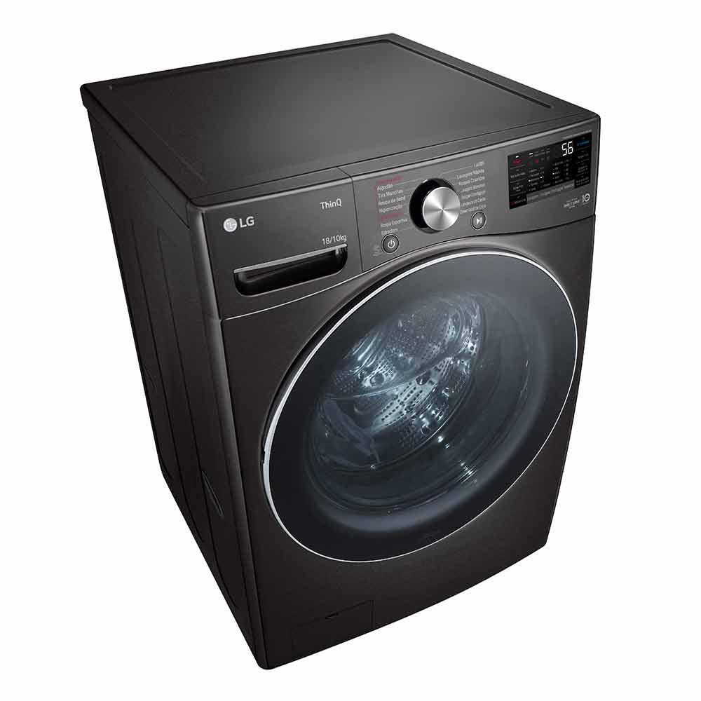 Lava e Seca 18Kg LG Smart Black Inox com 14 Programas de Lavagem - WD18BV - 5