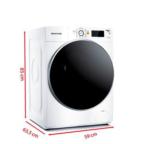 Lava e Seca Brastemp 10kg/6kg Branca Água Quente com Ciclo Tira Manchas Pro e Ciclo 1h Pronto para Vestir - 2