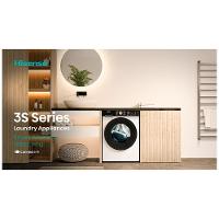 Lava e Seca 13Kg Hisense Branca com 13 Programas de Lavagem, Steam, Wi-Fi - WD3S13 - 6