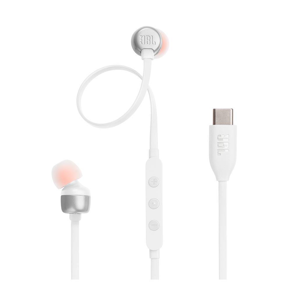 Fone de Ouvido JBL Tune 310C USB-C In Ear Branco - LT310C - 4