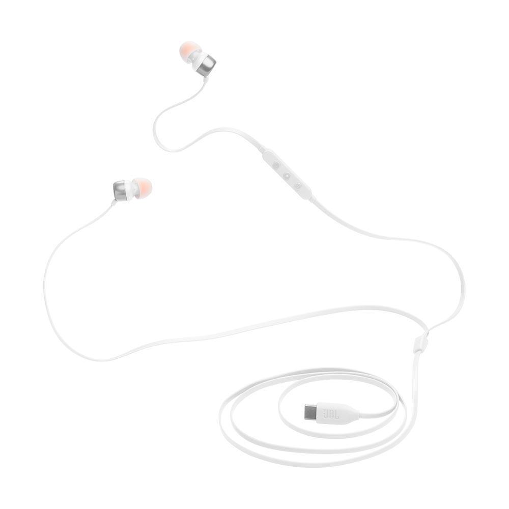 Fone de Ouvido JBL Tune 310C USB-C In Ear Branco - LT310C - 5