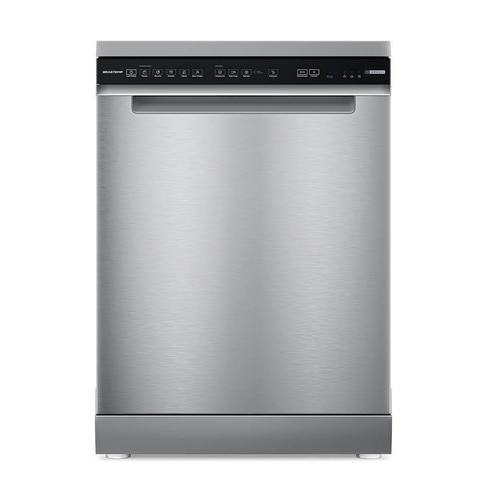 Lava-Louças Brastemp com Power Clean Inox com 15 Serviços, 05 Programas de Lavagem - BLF62A - 1