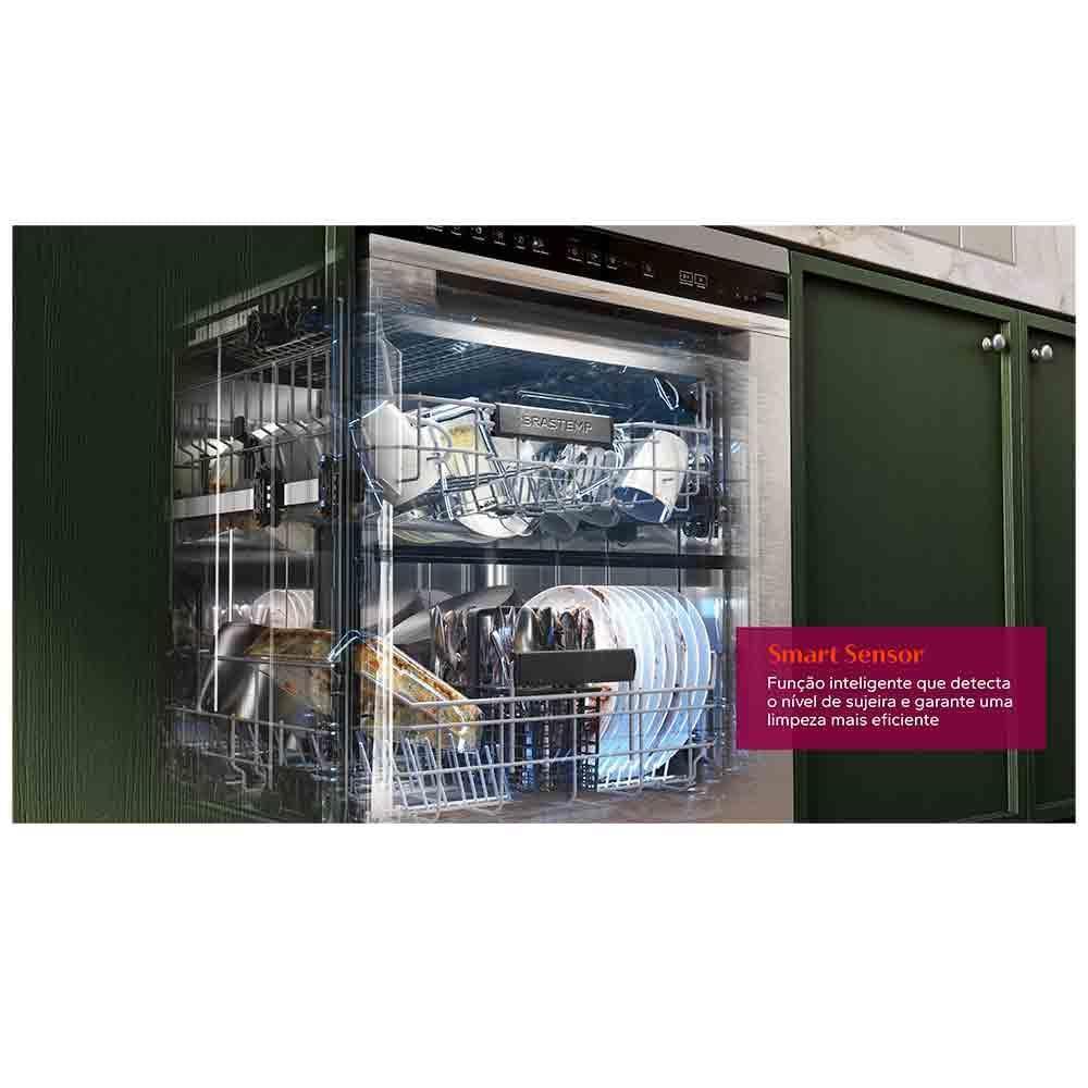 Lava-Louças Brastemp com Power Clean Inox com 15 Serviços, 05 Programas de Lavagem - BLF62A - 8