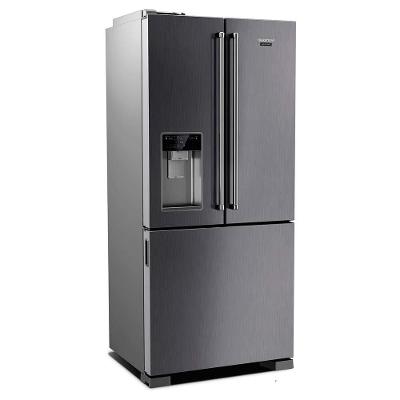 Refrigerador Brastemp Gourmand Frost Free French Door Água e Gelo na Porta 515 Litros Inox BRH86AR