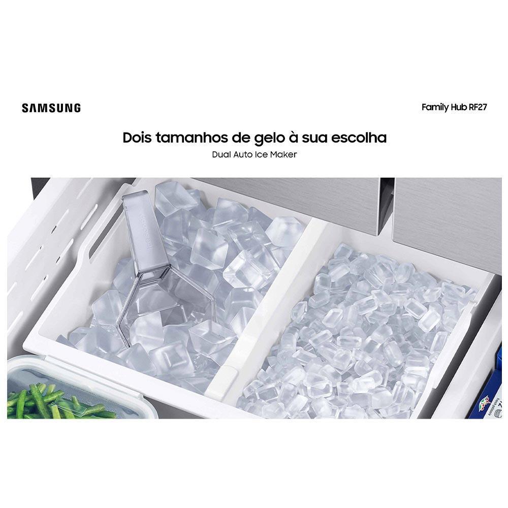 Refrigerador Family Hub Smart French Door RF27 Samsung Frost Free com Soundbar 564 Litros Black Inox - RF27CG5910B1 - 7