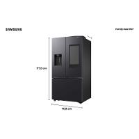 Refrigerador Family Hub Smart French Door RF27 Samsung Frost Free com Soundbar 564 Litros Black Inox - RF27CG5910B1
