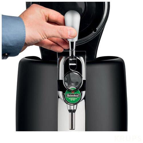 Chopeira Beertender Krups Heineken com Capacidade de 5 Litros Preta - B101_CHOP - 7