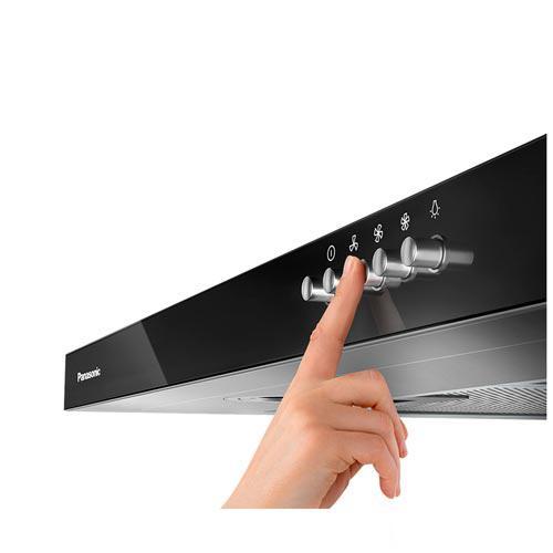 Coifa de Parede Panasonic 90 cm com 03 Velocidades, Design Premium Integrado Aço Inox + Black Glass - FV-9HSDB2 - 3