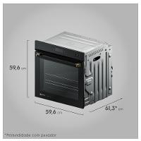 Forno Elétrico de Embutir Electrolux Expert Pro Series com 80 Litros, Grill e Painel Touch Preto - OE9XB - 5
