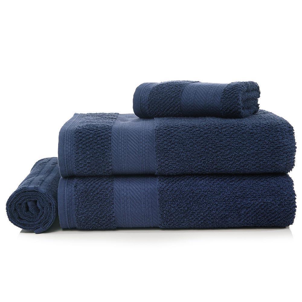 Jogo de Toalhas de Banho com 04 Peças Empire Naval - Karsten - 1