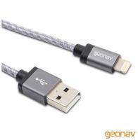 Cabo Lightning MFi Geonav para iPhone, iPad e iPod com 1,5 Metros - Geonav - LIGH10T - 2