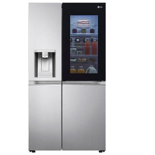 Refrigerador Side By Side LG de 03 Portas Frost Free com 598 Litros InstaView Aço Escovado - GC-X257CSH - 1