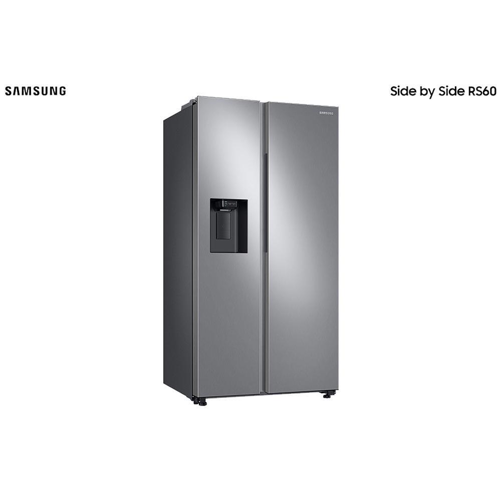 Refrigerador RS60 Samsung Side by Side Inverter 602 Litros com All Around CoolingT e SpaceMaxT Inox Look - RS60T520 - 1