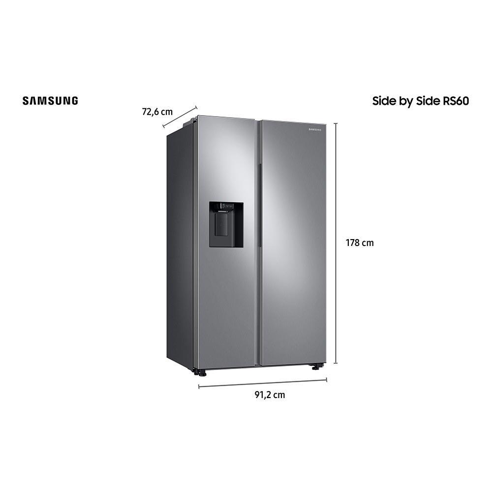 Refrigerador RS60 Samsung Side by Side Inverter 602 Litros com All Around CoolingT e SpaceMaxT Inox Look - RS60T520 - 8