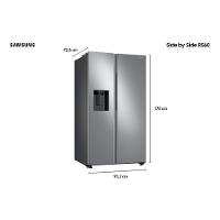 Refrigerador RS60 Samsung Side by Side Inverter 602 Litros com All Around CoolingT e SpaceMaxT Inox Look - RS60T520 - 8