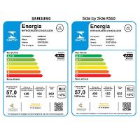 Refrigerador RS60 Samsung Side by Side Inverter 602 Litros com All Around CoolingT e SpaceMaxT Inox Look - RS60T520 - 9