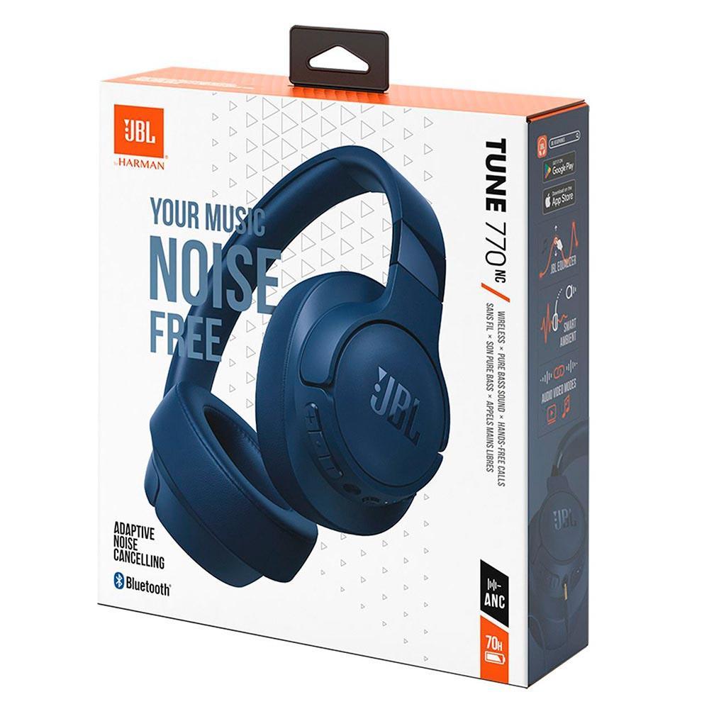 Fone de Ouvido Bluethooth JBL Tune 770 NC Headphone Azul com Cancelamento de Ruídos Adaptativo - 8