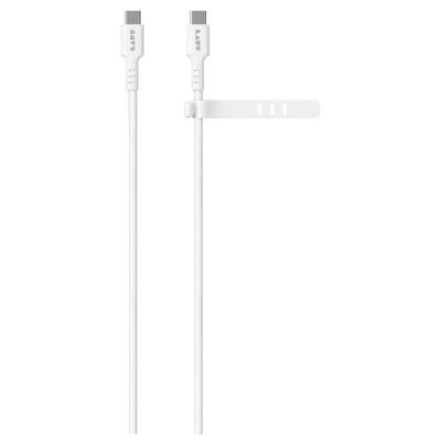 Cabo Links Reforçado para USB-C em Silicone Branco - Laut - LTLKCC