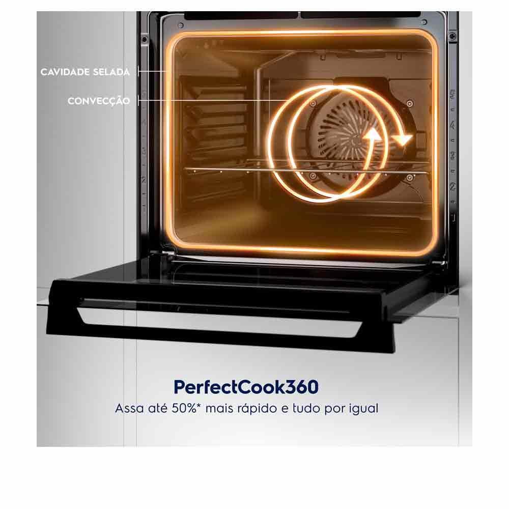 Forno Elétrico de Embutir Electrolux Efficient PerfectCook360 com 80 Litros, Grill Painel Full Touch - OE8EF - 4