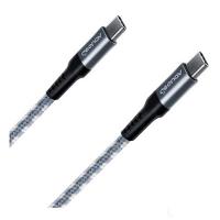 Cabo USB-C para USB-C 2.0 com 1,5 metros Cinza - Geonav - UCC04 - 2