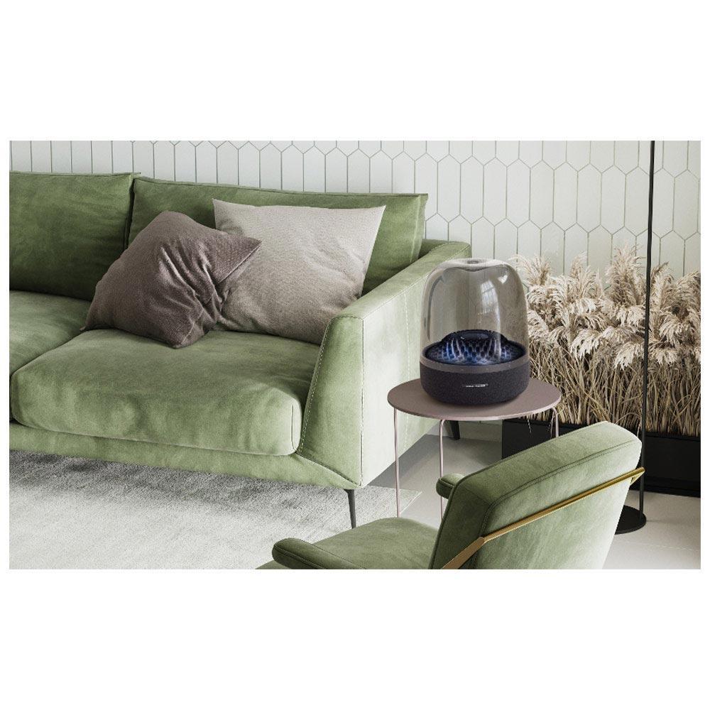 Harman Kardon Aura 4: Som 360°, Design Elegante, Conectividade Avançada e Bateria de Longa Duração 100W Preto - 8