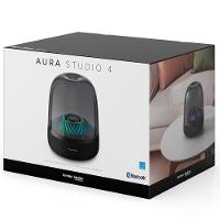 Harman Kardon Aura 4: Som 360°, Design Elegante, Conectividade Avançada e Bateria de Longa Duração 100W Preto - 9
